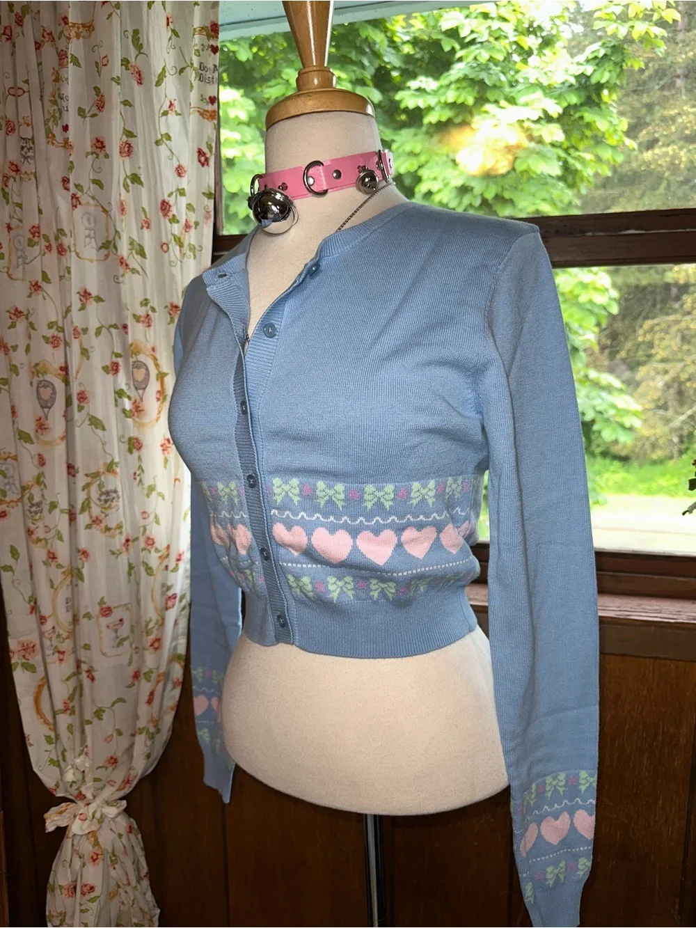 Dolls Kill • Sugar Thrillz Pastel Passion For You Intarsia Knit Sweater